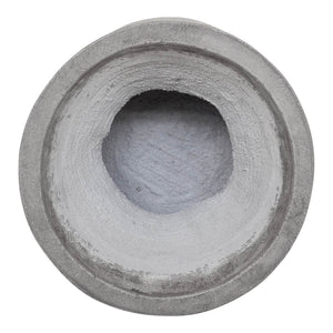 Hourglass Outdoor Stool in Grey Concrete