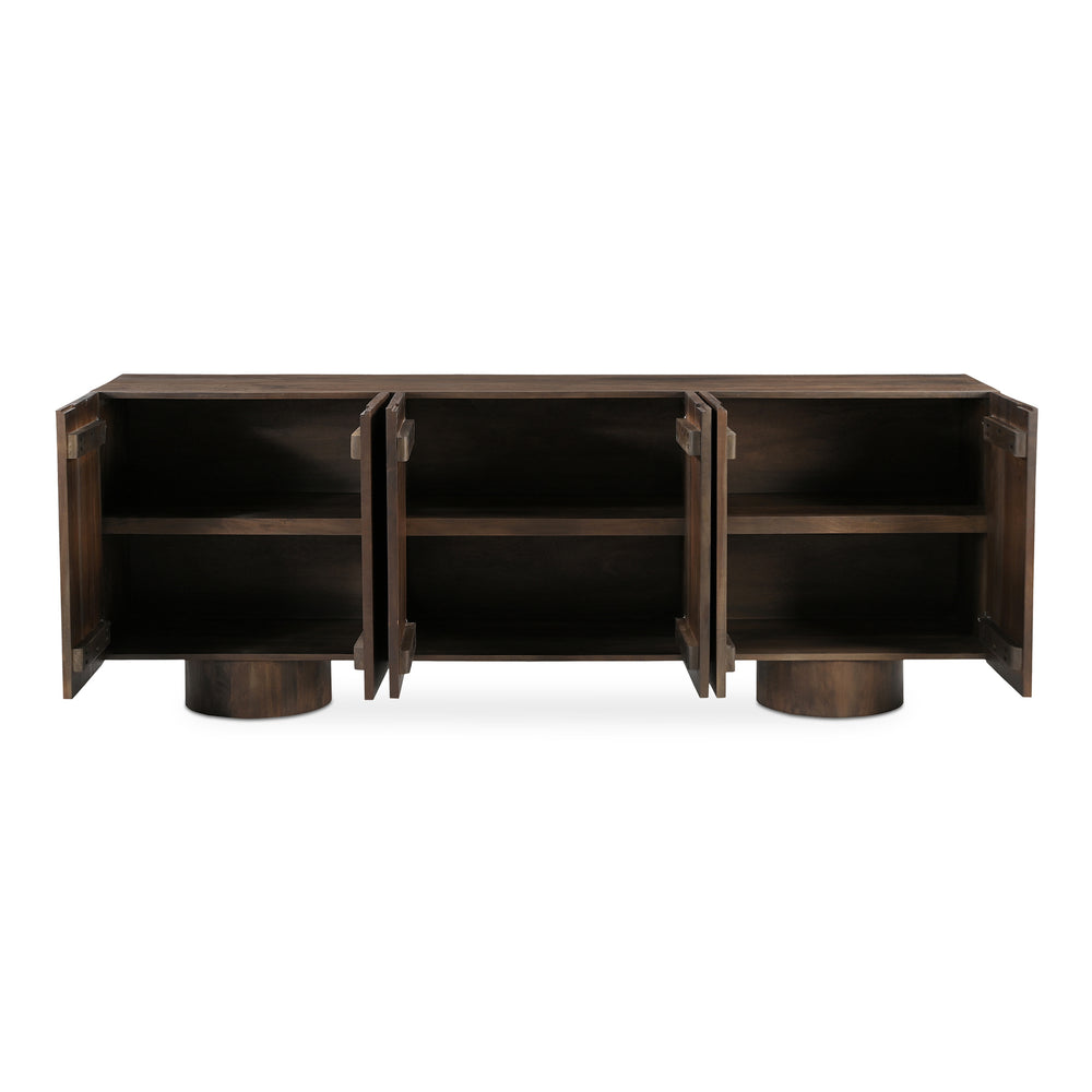 Moe's Hadley Sideboard in Warm Brown Neem Wood