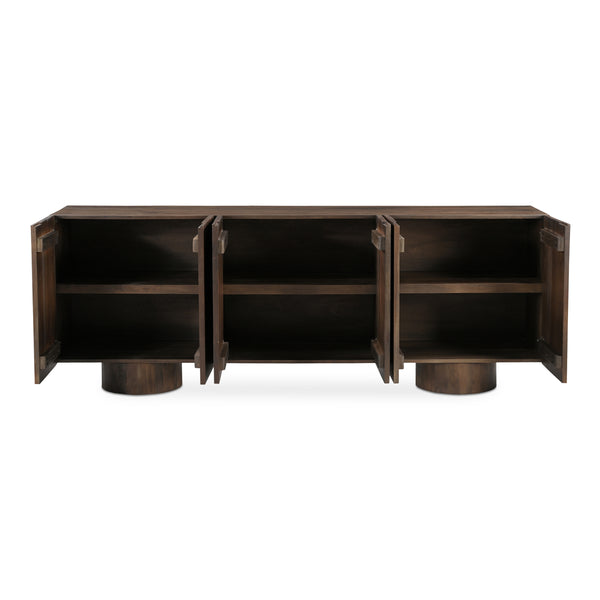 Moe's Hadley Sideboard in Warm Brown Neem Wood