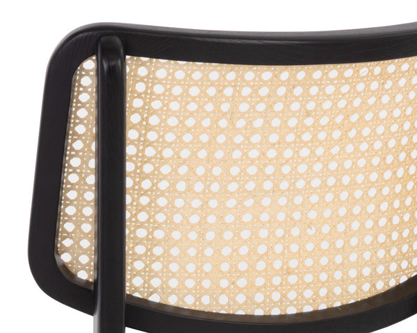 ANNEX COUNTER STOOL - ABBINGTON BLACK / NATURAL