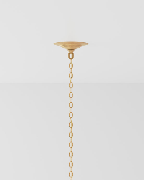 Bette Gold Chandelier In Grecian Gold Leaf