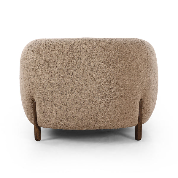 Lyla Chair In Sheepskin Camel
