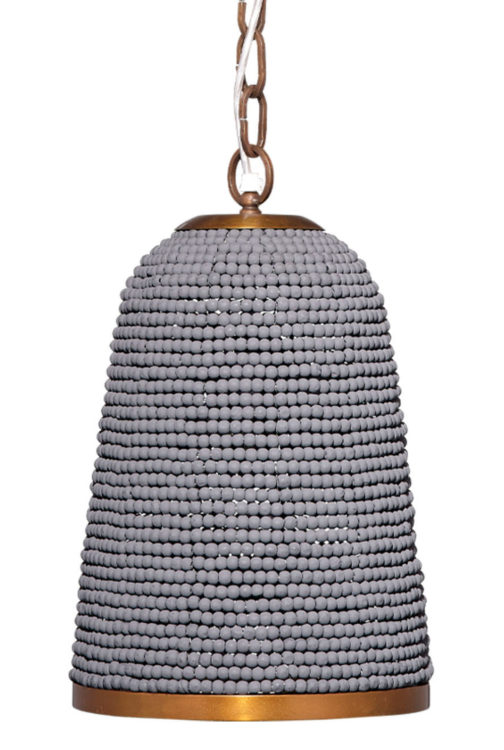 Creekside 1-Light Beaded Pendant, Slate Blue