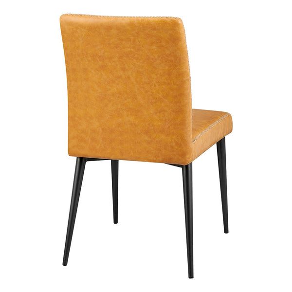 Kevin KD PU Dining Side Chair, Vintage Cedar