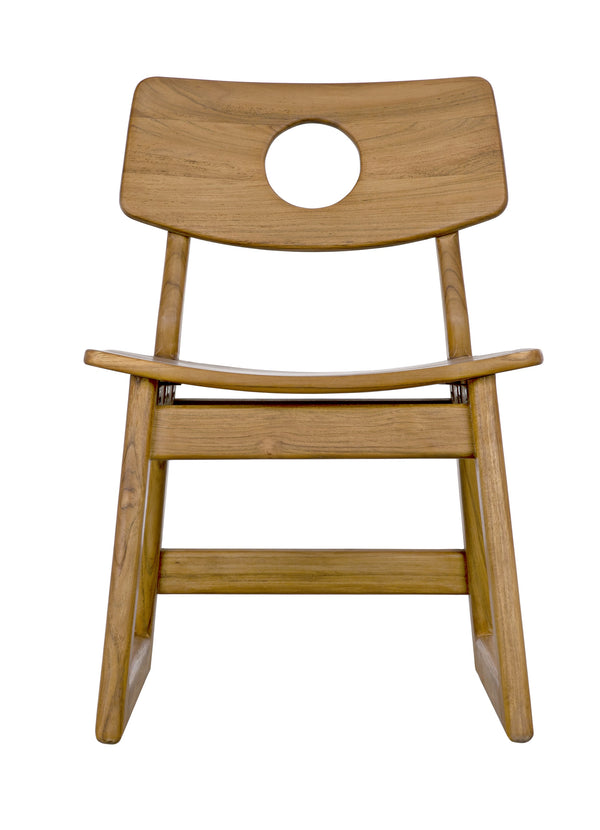 Buraco Teak Chair with Satin Gloss Finish