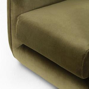 Malakai Swivel Chair In Surrey Olive
