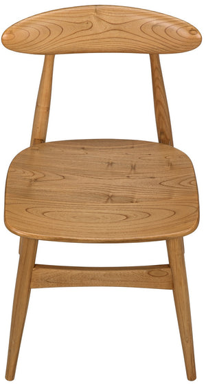 Surf Chair in Sungkai/Mindi with Clear Coat Finish