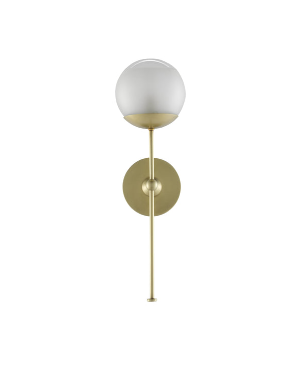 Montview Wall Sconce In Brushed Brass