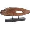 Yeadon I 5L x 34W Brown Shaped Oval Wood Object