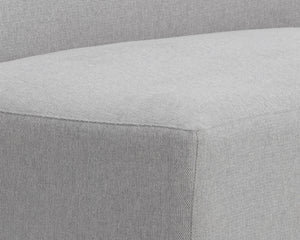 JACLYN MODULAR - ARMLESS CHAIR - EGYPT LIGHT GREY / DANNY MEDIUM GREY