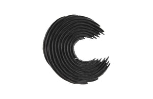 Swoop Wall Art, Black Wood, Smallall
