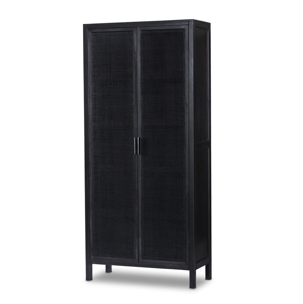 Caprice Tall Cabinet - Black Wash Mango
