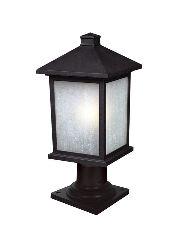 Holbrook Outdoor Post Light in Black Finish