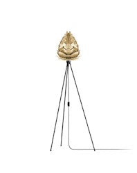 Conia Brass 57" Tripod Floor Lamp with Black Base
