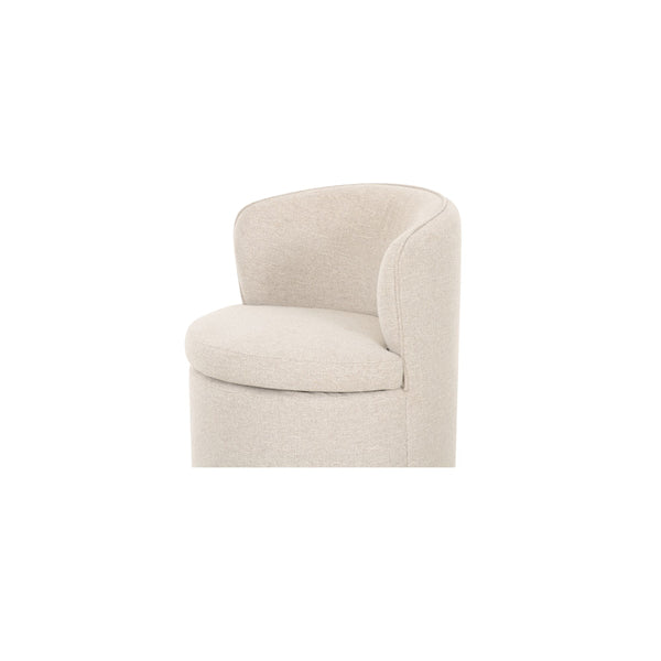 Moe's Dane Swivel Dining Chair in Beige