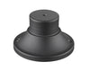 Pier Mounts Outdoor Pier Mount in Black Finish