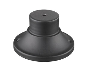 Pier Mounts Outdoor Pier Mount in Black Finish
