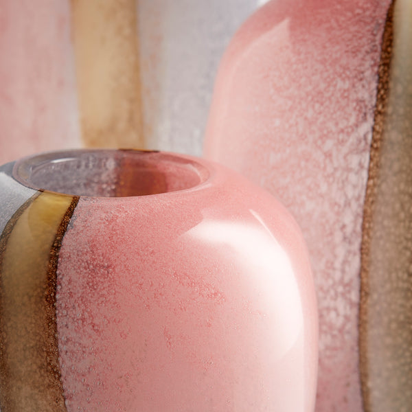 Astra Vase in Pink and Blue