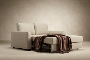 NEAH SOFA BED W/CURVED ARM RESTS, 55"X77"