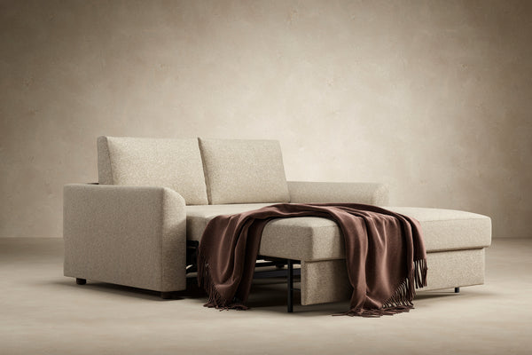 NEAH SOFA BED W/CURVED ARM RESTS, 55"X77"