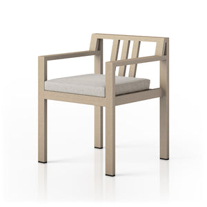 Monterey Outdoor Dining Armchair In Brown