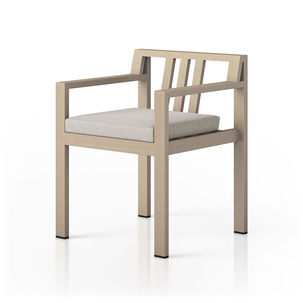 Monterey Outdoor Dining Armchair In Brown