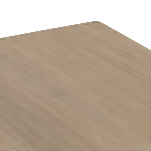 Isador Executive Desk In Dry Wash Poplar