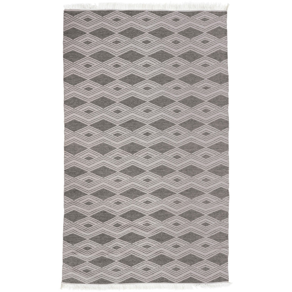 Geometric Pebble Gray Indoor/Outdoor Rug 8'x10'