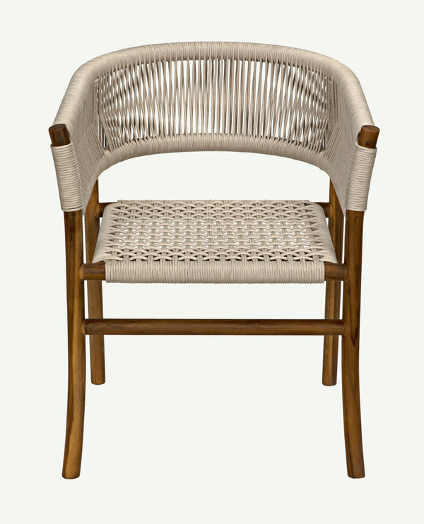 Conrad Chair, Teak with Woven Rope