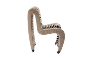 Seat Belt Dining Chair, Beige
