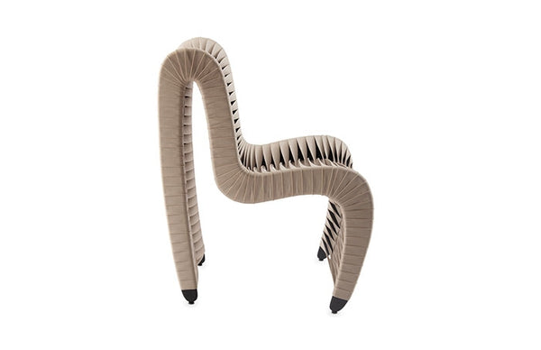 Seat Belt Dining Chair, Beige