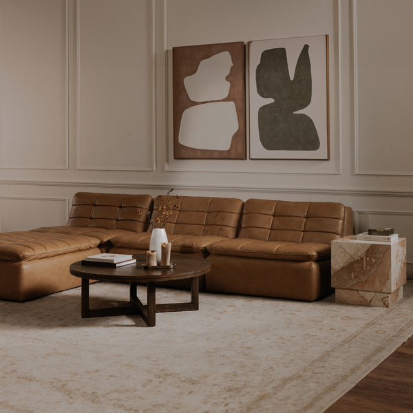 Joel Coffee Table in Dark Brown Oak