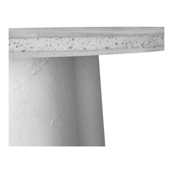 Moe's Mono Dining Table in White Terrazzo