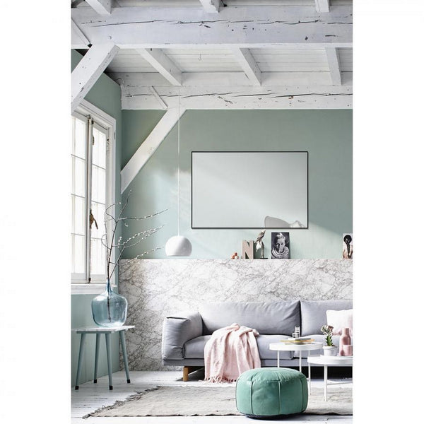 Vale Mirror In Charcoal Grey