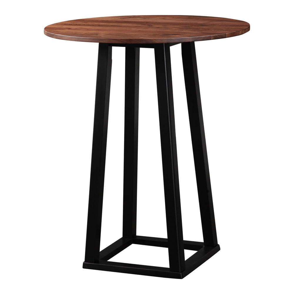 Moe's Tri-Mesa Bar Table with Walnut Top