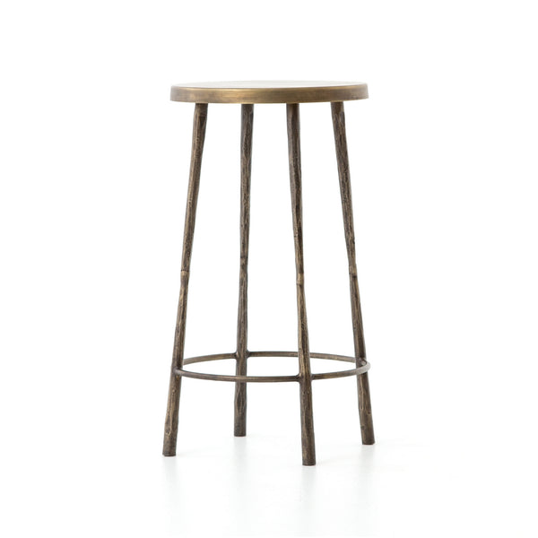 Westwood Counter Stool In Antique Brass
