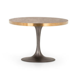 Evans Oval Dining Table - Reclaimed Burnt Oak