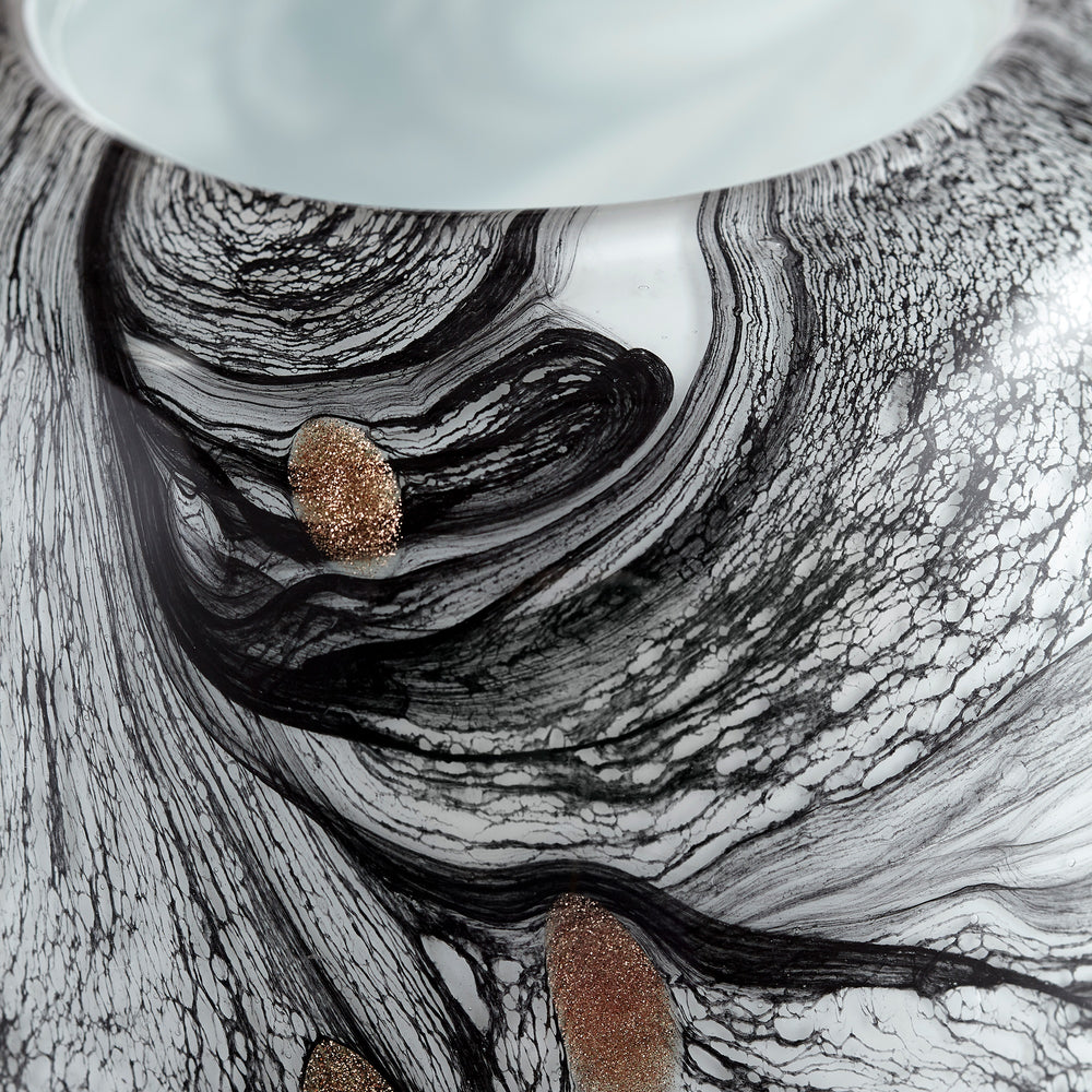 Large Prismatic Vase in Multi Colored