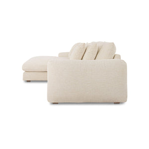 Moe's Berga Left Facing Sectional in Oat
