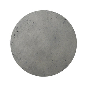 Higgins Outdoor Round Propane Enclosure In Pewter Concrete