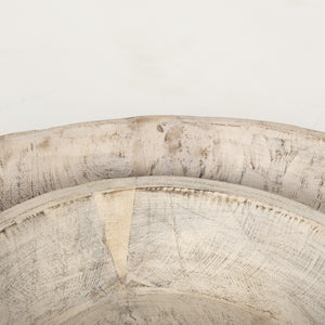 Nikita Set of 2 Large Light-Wash Reclaimed Wood Bowls