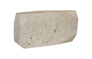 Prism Console Table, Oat Finish