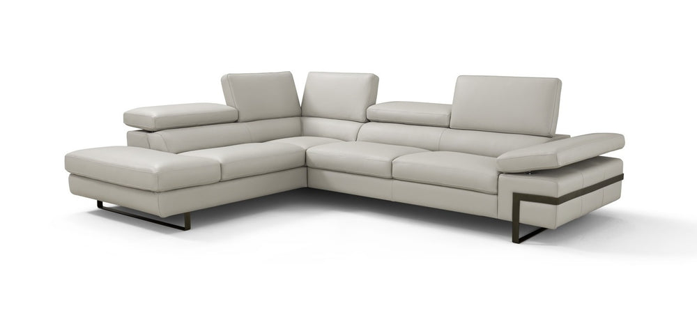 I867 Left Hand Facing Chaise in Light Grey