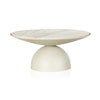 Corbett Coffee Table - Creamy Taupe Marble