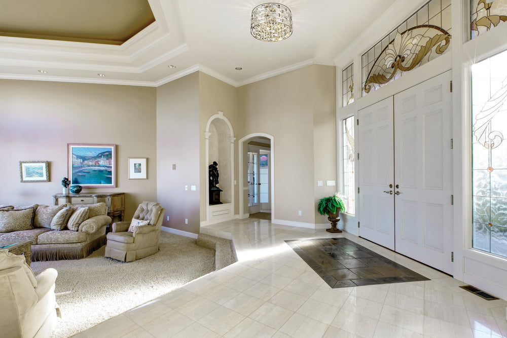 Aludra 4 Light Flush Mount in Chrome Finish