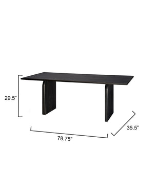 Arc Mango Wood Dining Table