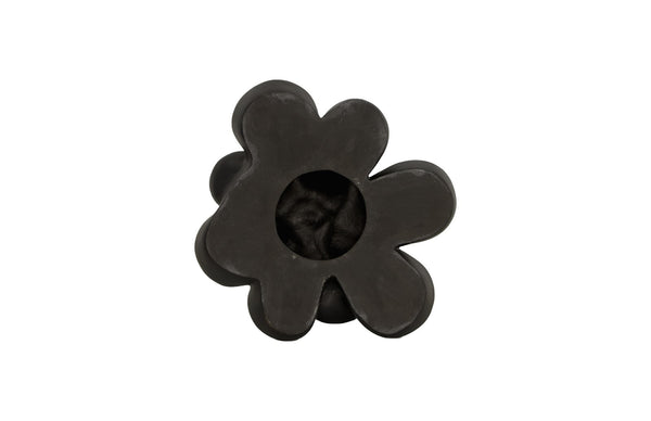Oviferum Succulent Wall Art, Smallooth Matte Black