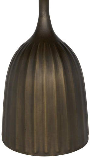 Samuel Side Table, Aged Brass