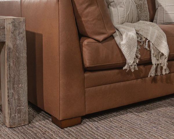 Audrey Sofa in Lush-Saddle - California Comfort