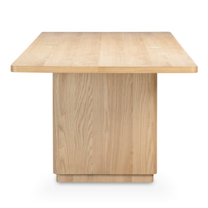 Moe's Round Off Large Natural Oak Dining Table